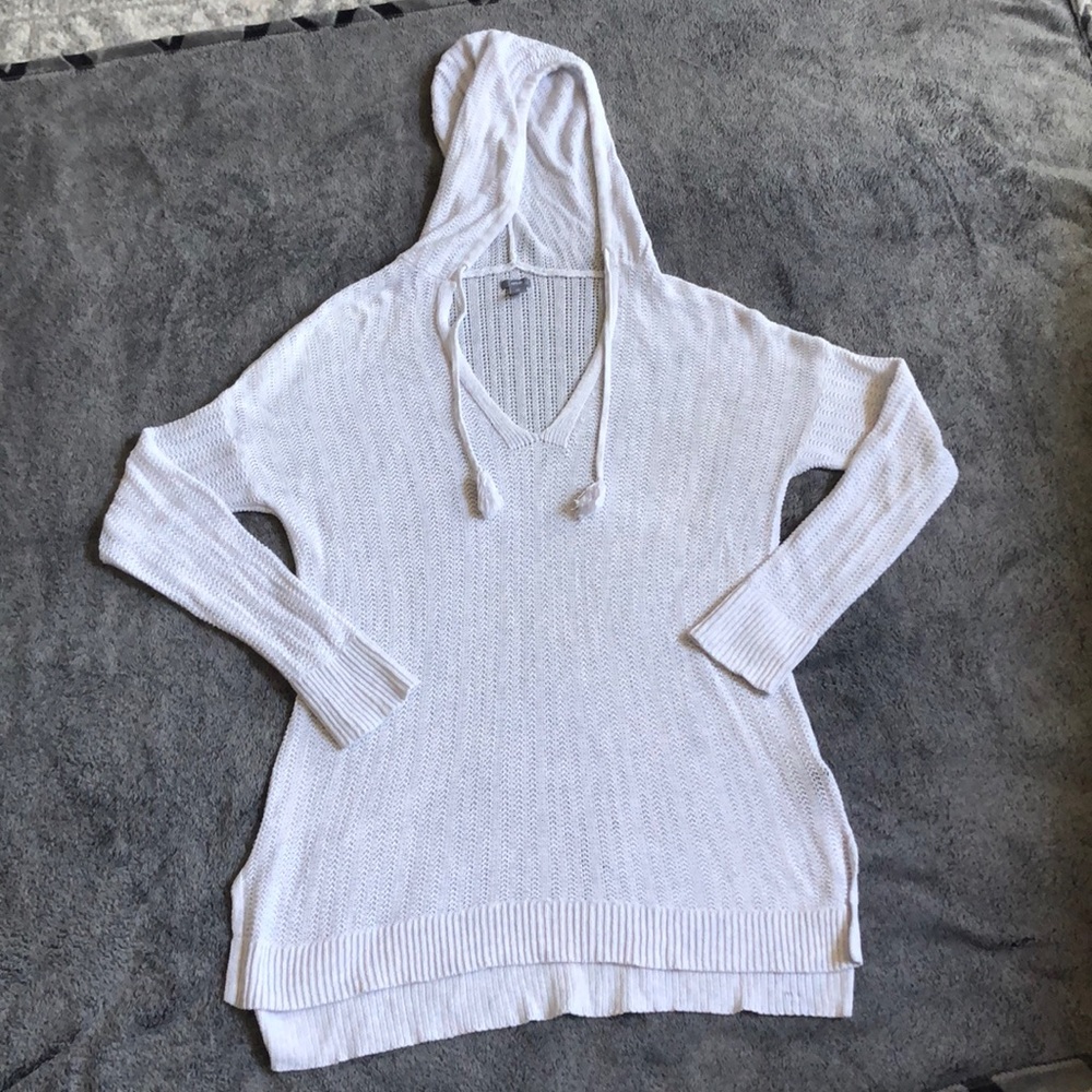 Aerie white hoodie